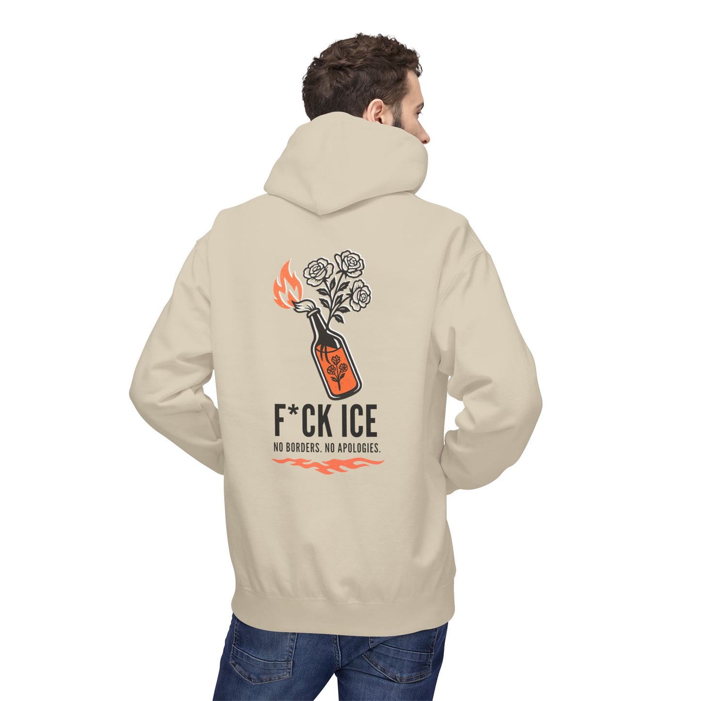 Sueño Productions – No Borders. No Apologies. F*CK ICE Hoodie