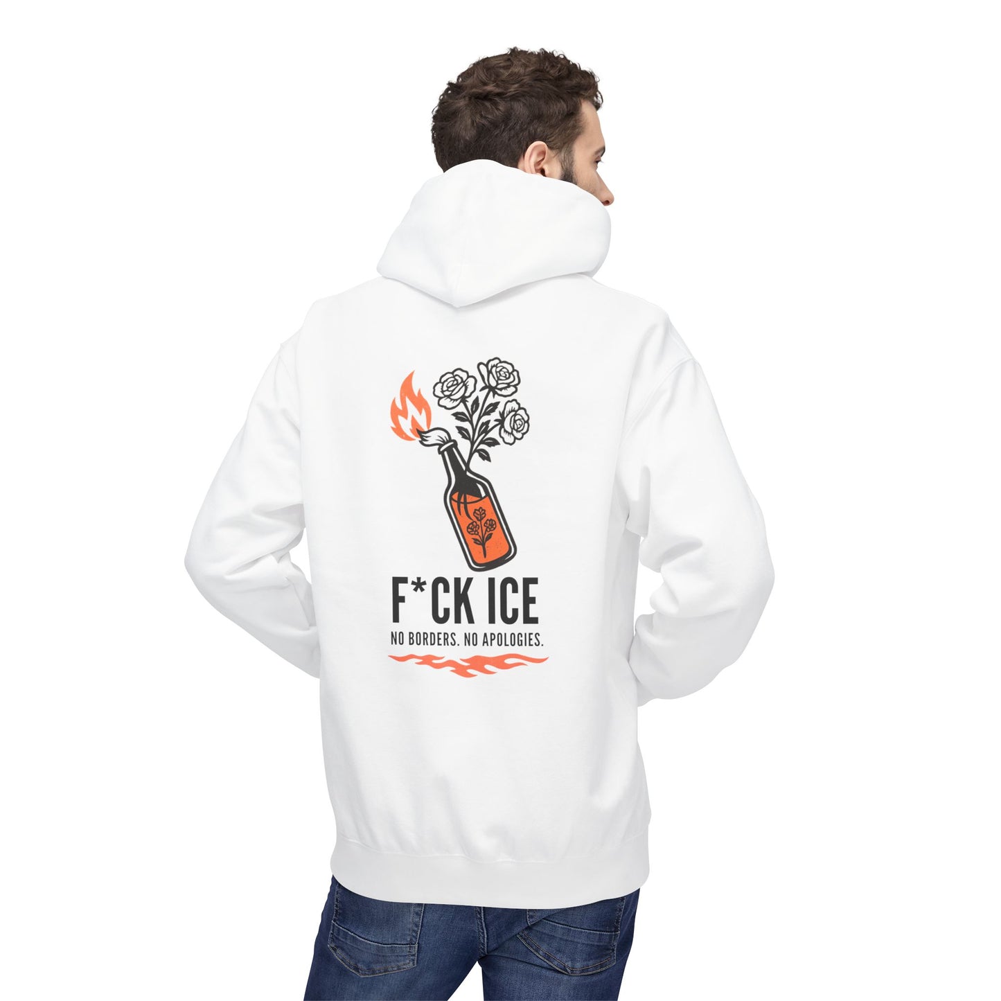 Sueño Productions – No Borders. No Apologies. F*CK ICE Hoodie