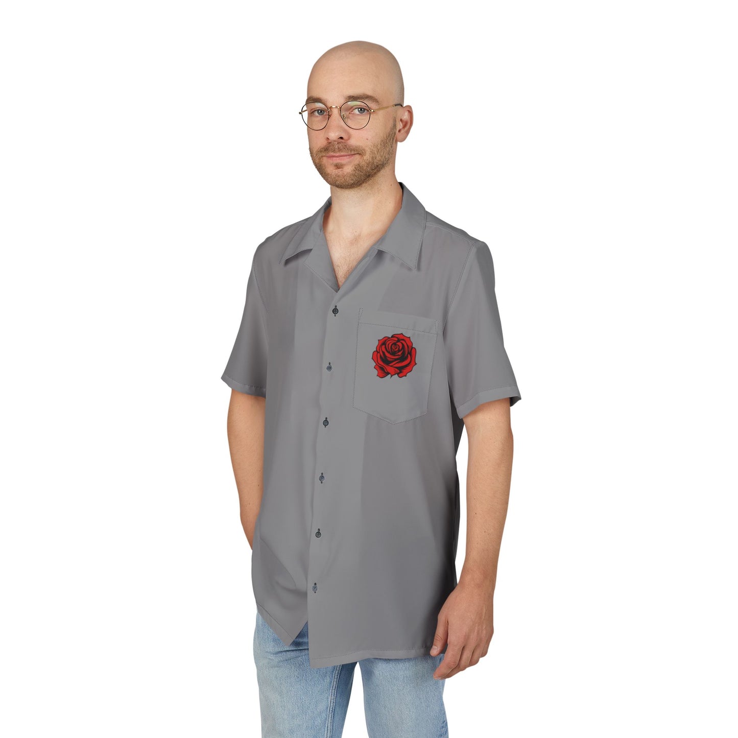 Sueño Productions “Rose Entangled” Hawaiian Shirt