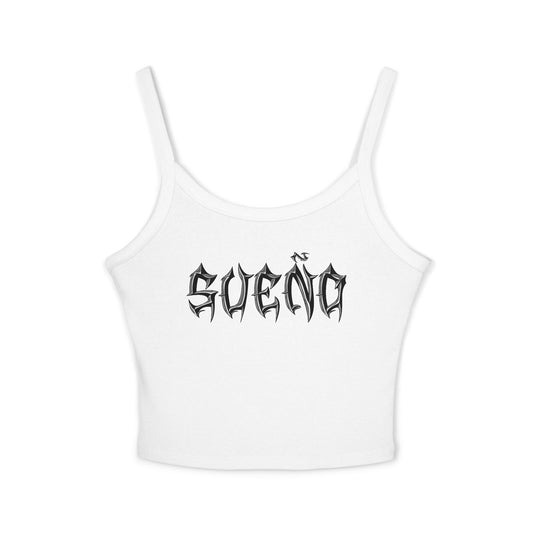 Sueño Productions – White Gothic Crop Tank